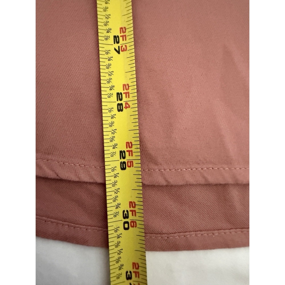 Old Navy Womens XL Dusty Rose Pink Henley Popover Blouse Long Sleeve Top - Picture 11 of 16